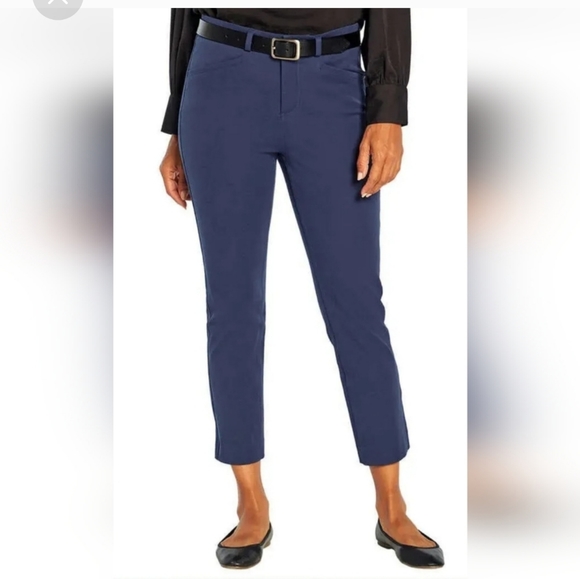 Banana Republic Ladies' Slim-Straight Cropped Pant Size 16 Na… - Picture 2 of 3